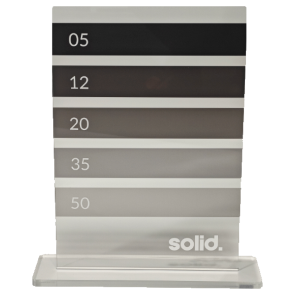 solid.Acryl Tischaufsteller